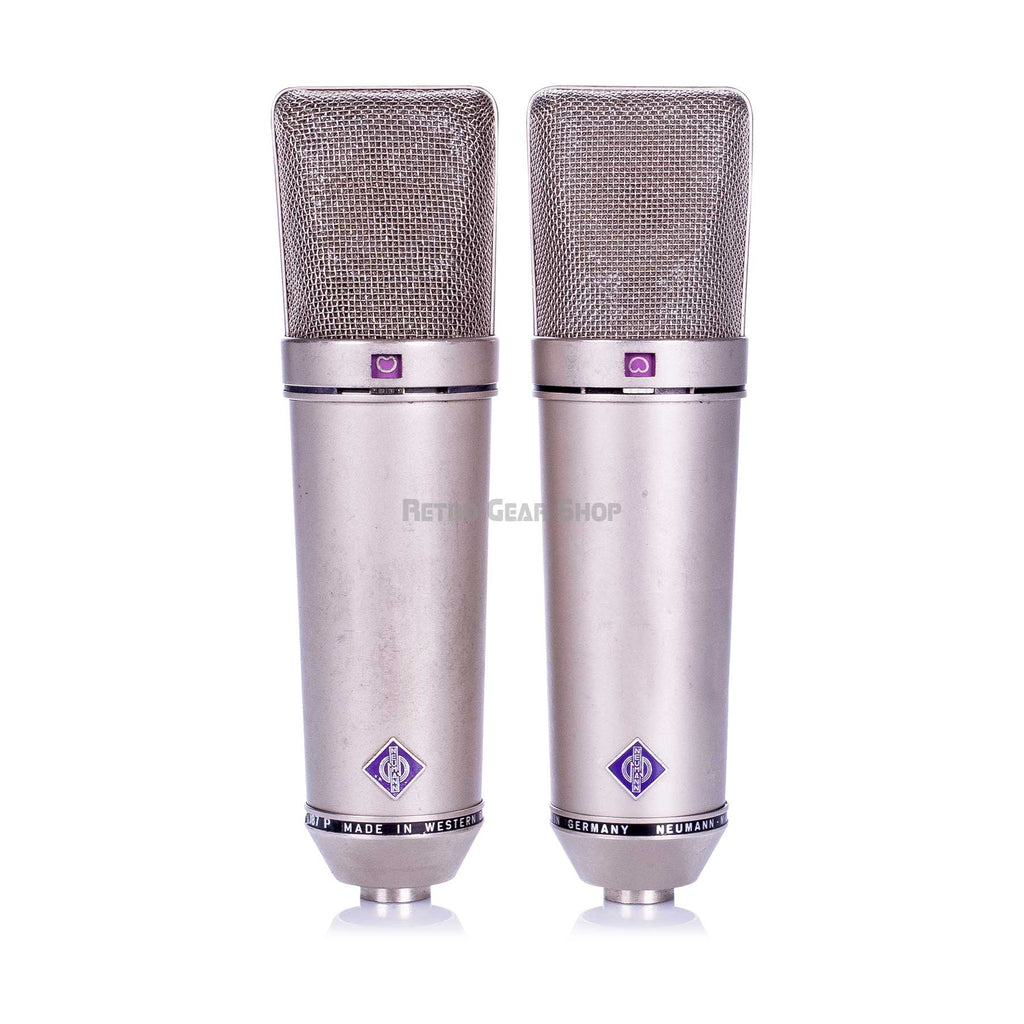 Neumann U87 Vintage Pair Large-diaphragm Condenser Microphone