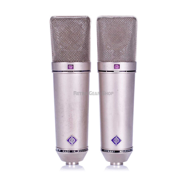Neumann U87 Vintage Pair Large-diaphragm Condenser Microphone
