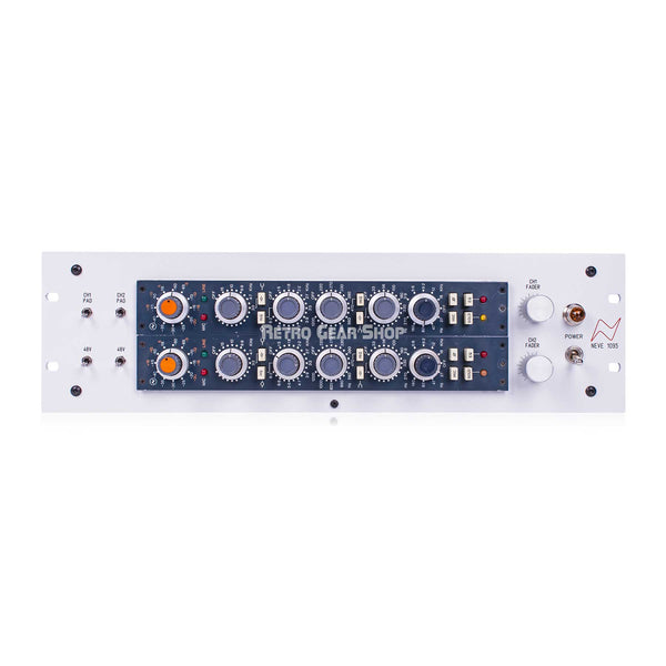Neve 1095 Microphone Preamp Equalizer Stereo Pair Rare Vintage Custom Racked by Retro Gear Shop