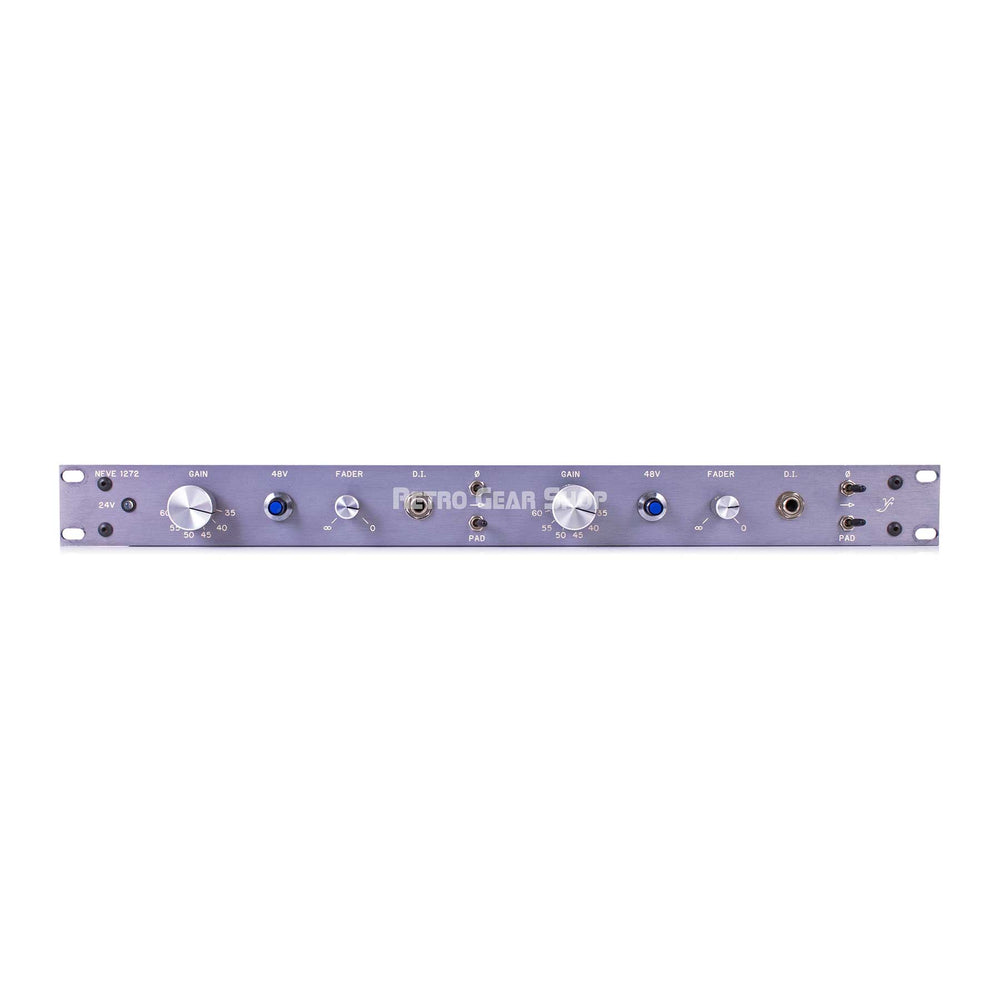 Neve 1272 Vintage Mic Preamp Stereo Pair Racked