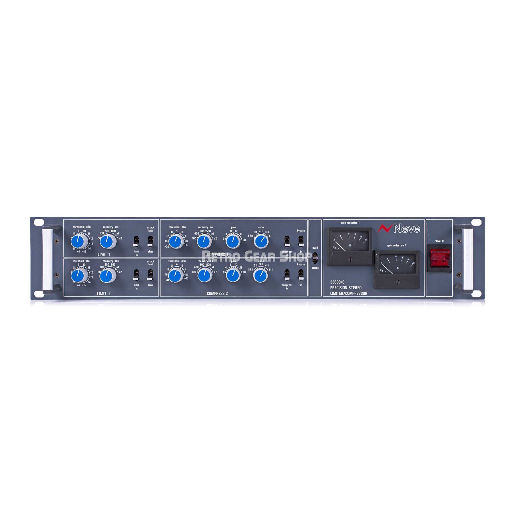 Neve 33609/C Precision Stereo Limiter/Compressor Vintage– Retro