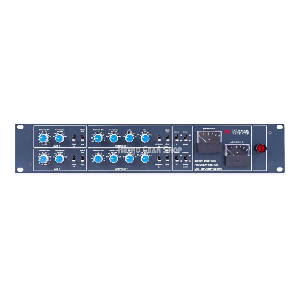Neve 33609/N Discrete Precision Stereo Compressor Limiter