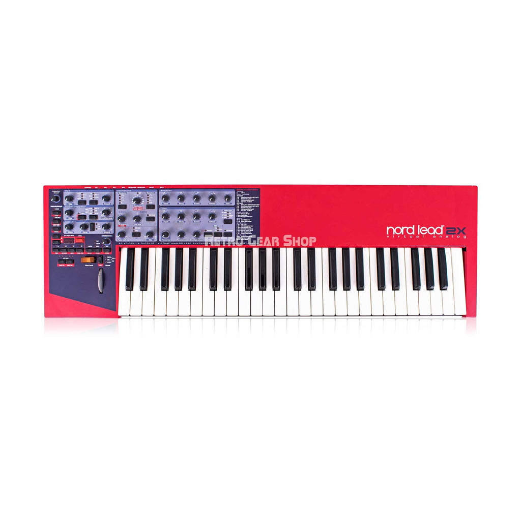 鍵盤楽器 780752/nord lead 2 virtual analog Nord Lead 2X Virtual Analog Synthesizer Keyboard Synth– Retro Gear