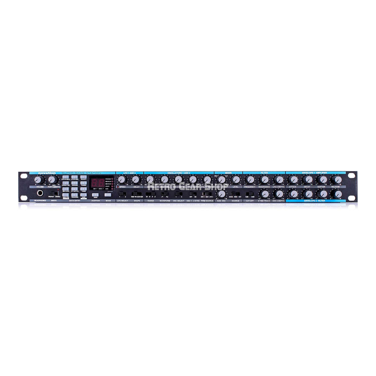 Bass Sound Module Rackmount Novation Super Bass Station Rack Monophonic Rackmount Synthesizer ...