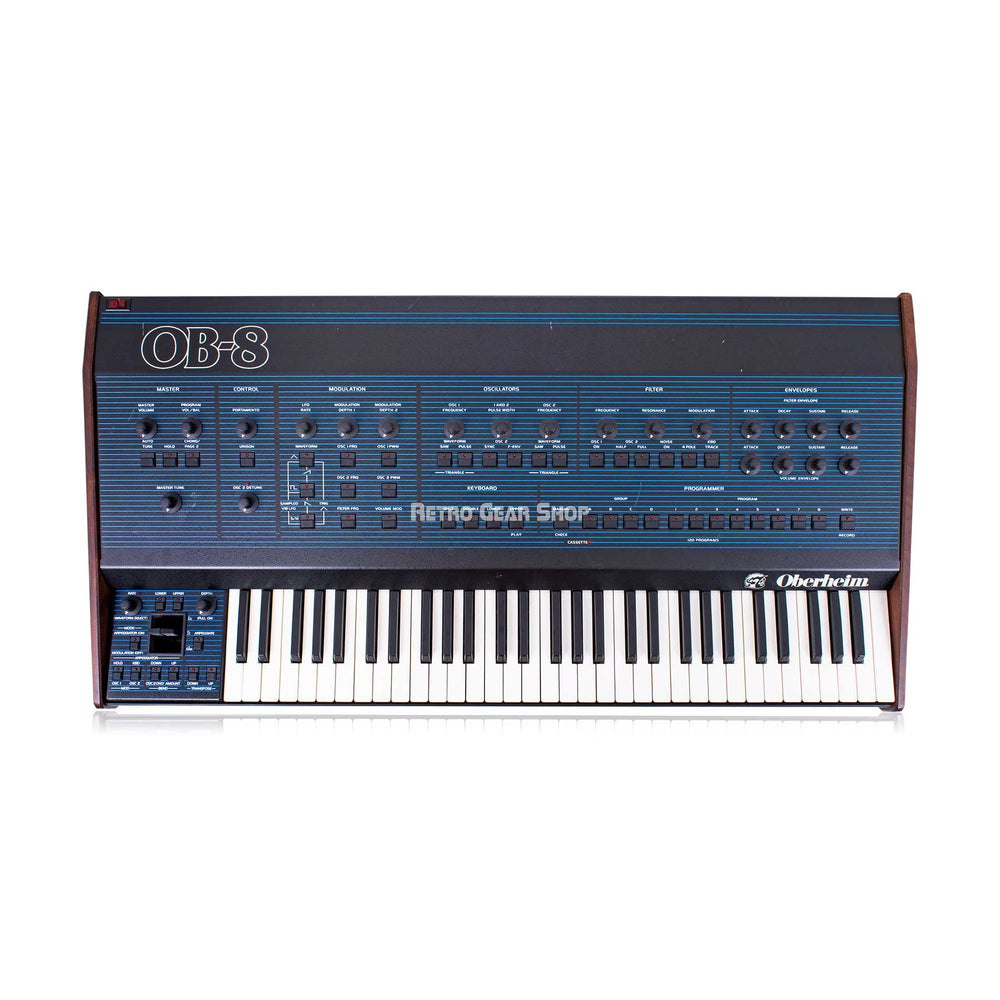 Oberheim OB-8 61-Key 8-Voice Analog Vintage Synthesizer + Case