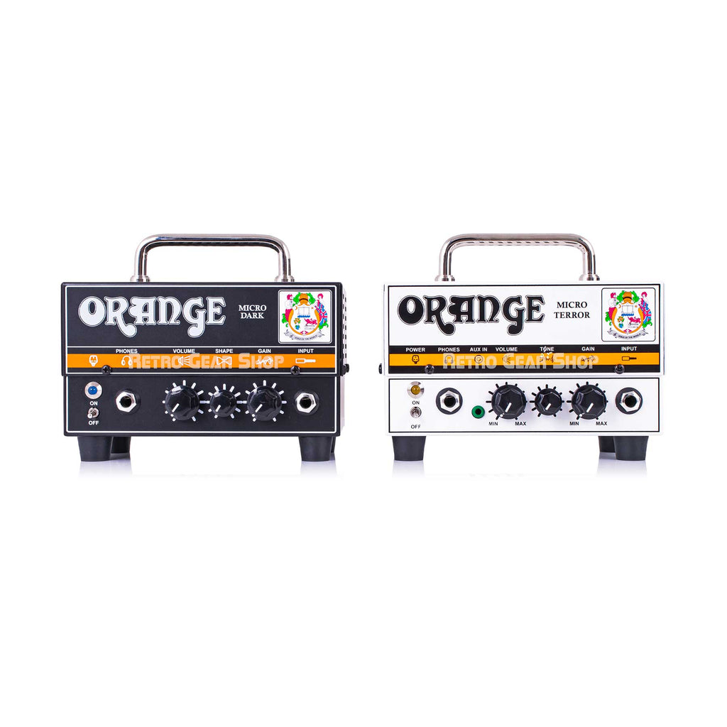 Orange Micro Dark and Micro Terror Amplifier Head