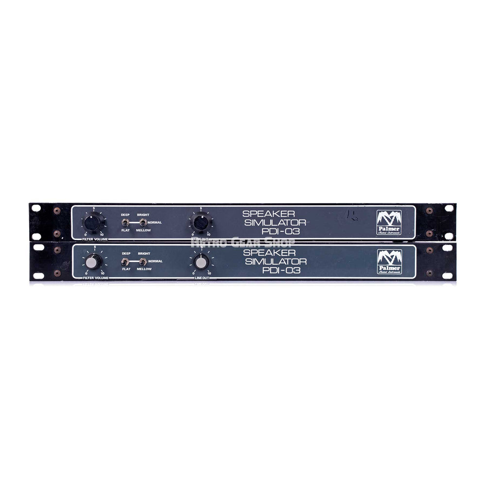 Palmer Speaker Simulator PDI-03 Stereo Pair Def Leppard