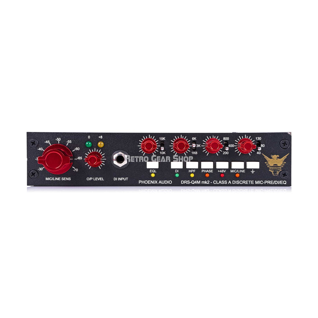 Phoenix Audio DRS-Q4M mk2 Ascent One EQ Discrete Microphone Preamp