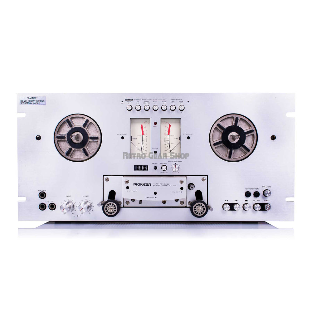 Pioneer RT-707 1/4" 2-Track Stereo Reel-to-Reel Tape Deck RT707 as-is