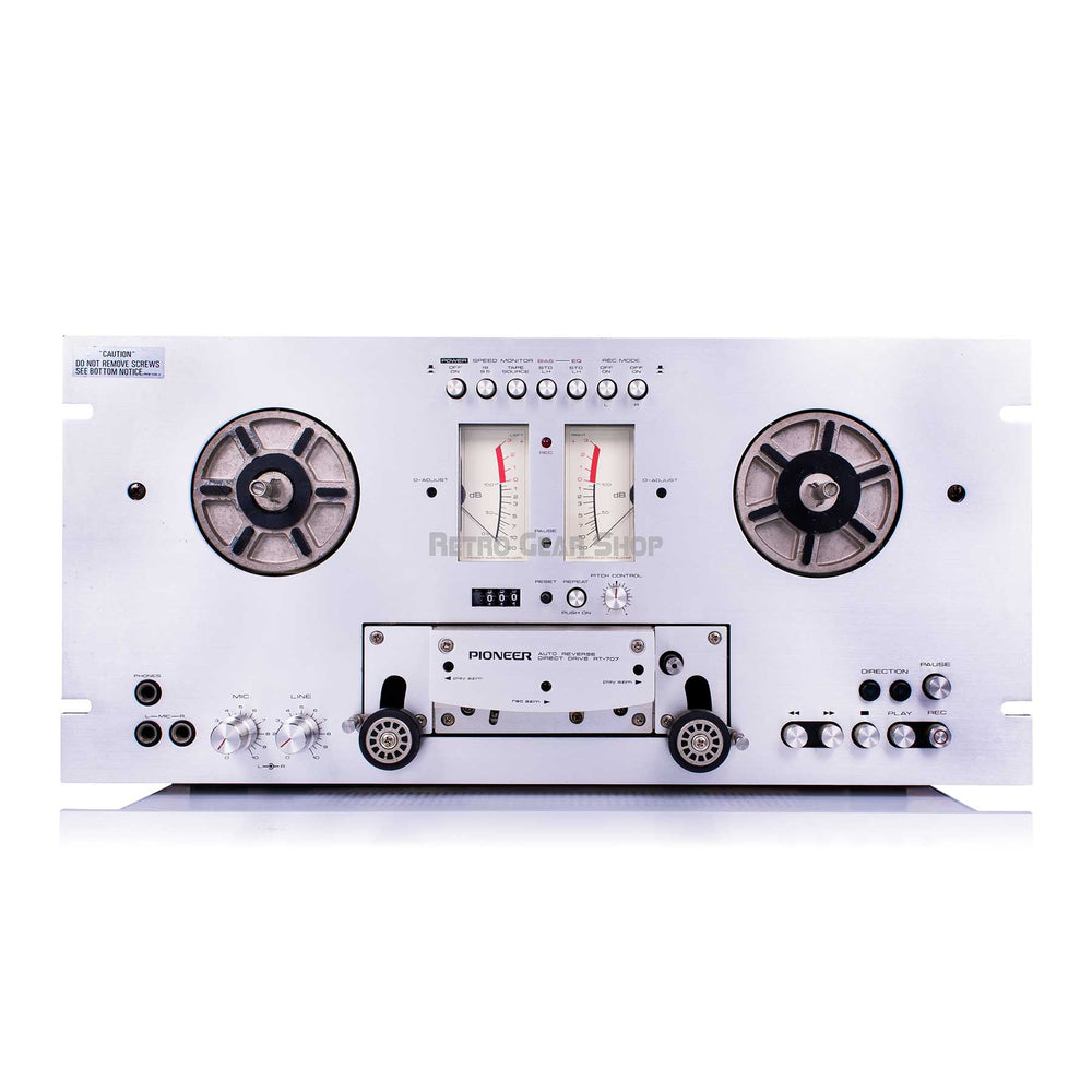 Pioneer RT-707 1/4" 2-Track Stereo Reel-to-Reel Tape Deck RT707 as-is