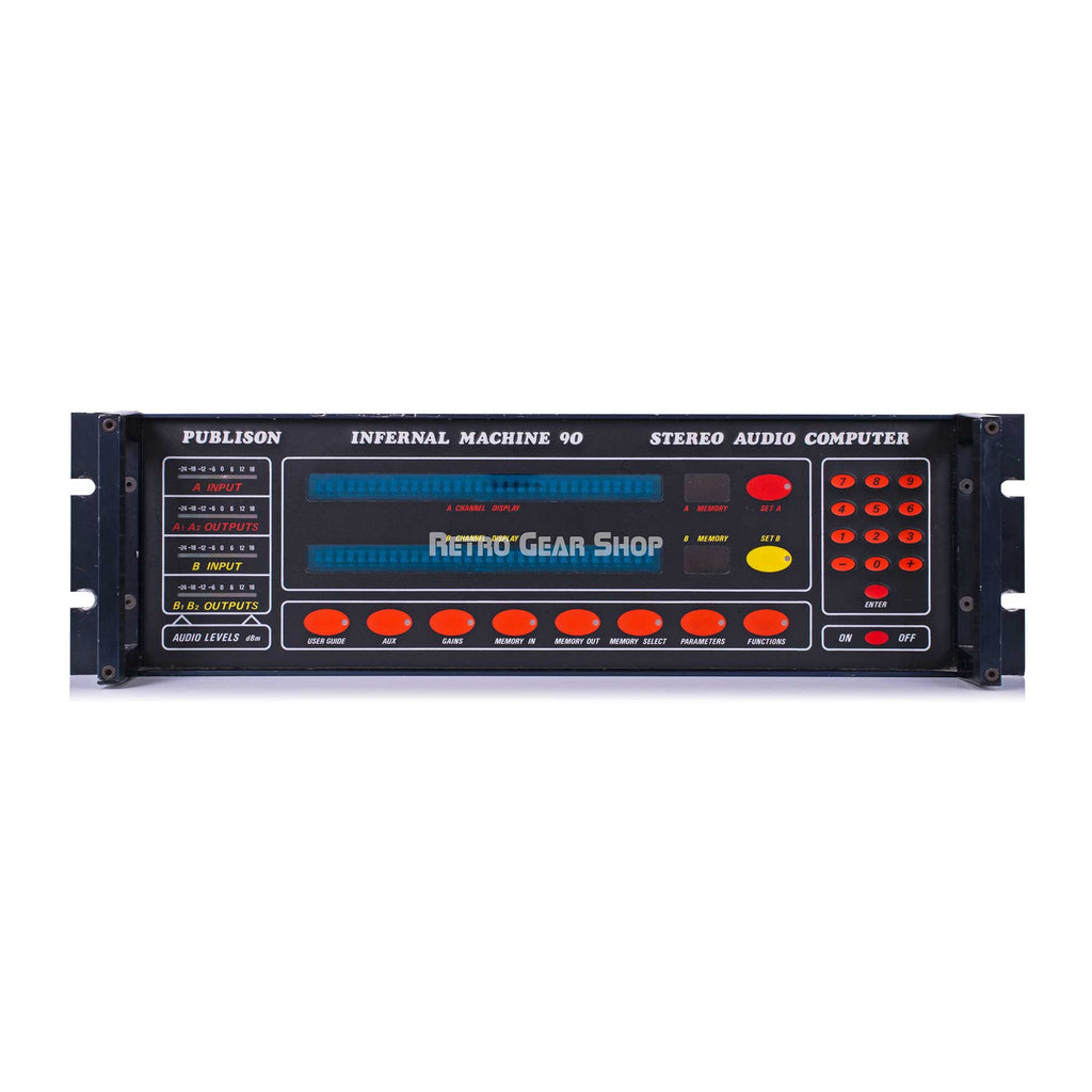 Publison Infernal Machine 90 Stereo Audio Computer IM90 with Remote Rare Vintage Effect