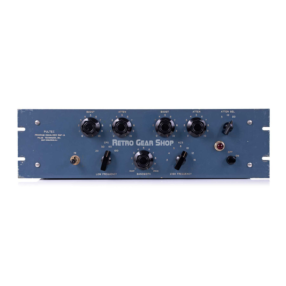 Pulse Techniques Inc Pultec EQP-1A Program Equalizer Vintage Tube EQ