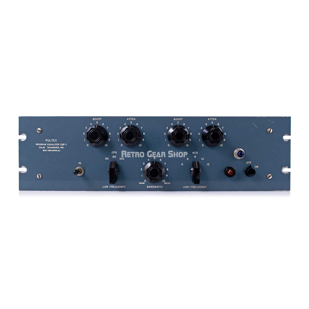 Pultec EQP-1 Program Equalizer Vintage Peerless Early Serial