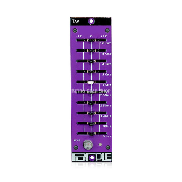 Purple Audio Tav 500 Series Ten-band Inductor-based Graphic EQ