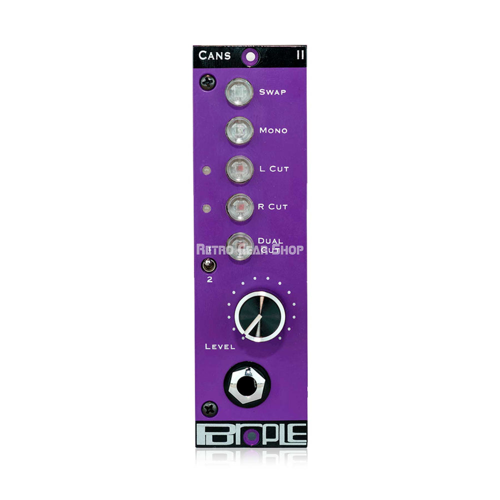 Purple Audio Cans II 500 Series Discrete Stereo Headphone Amp and Control Room Preamplifier