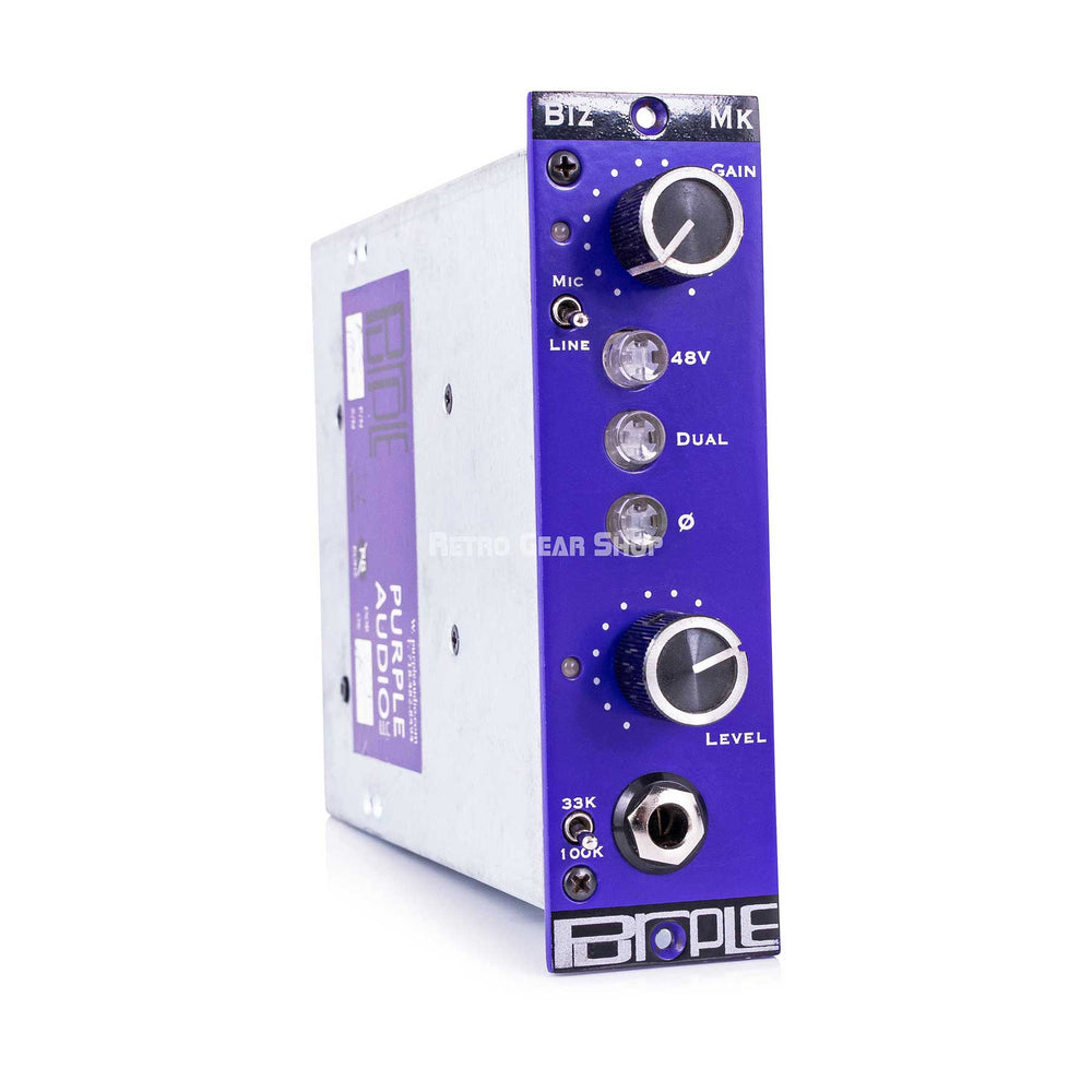 Purple Audio Biz 500 Series Discrete Microphone Preamp Module