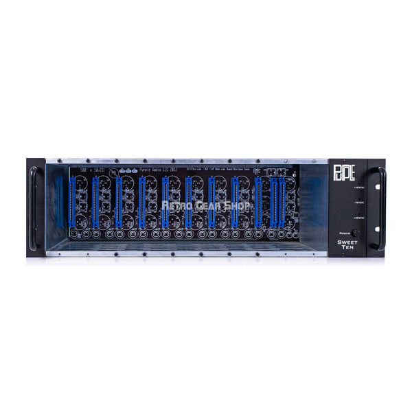 Purple Audio Sweet Ten 10-Slot 500 Series Chassis Rack