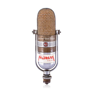 RCA 77-D Ribbon Microphone Mic Silver 77D Vintage Rare