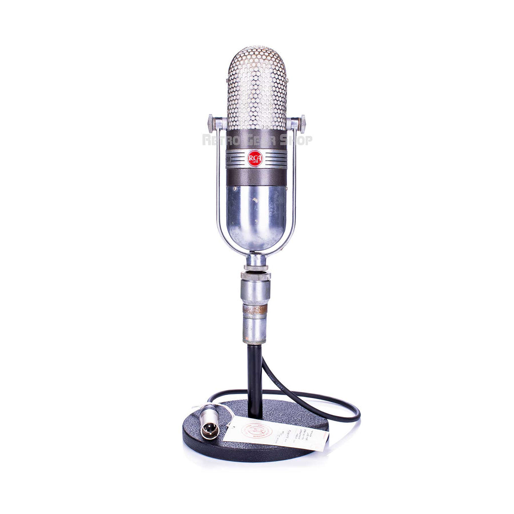 RCA 77DX Vintage Ribbon Microphone with Stand Serviced– Retro Gear