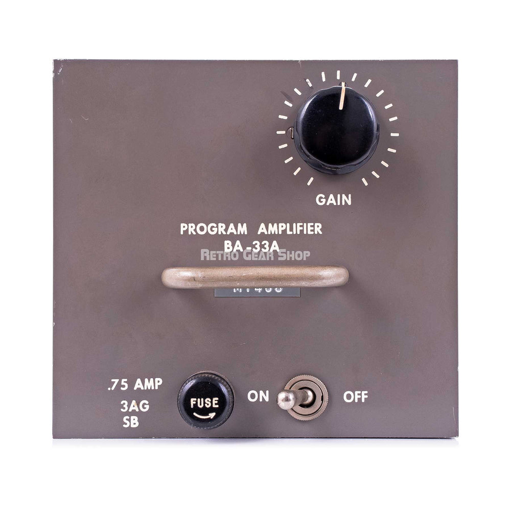 RCA BA-33A Program Amplifier Microphone Preamplifier