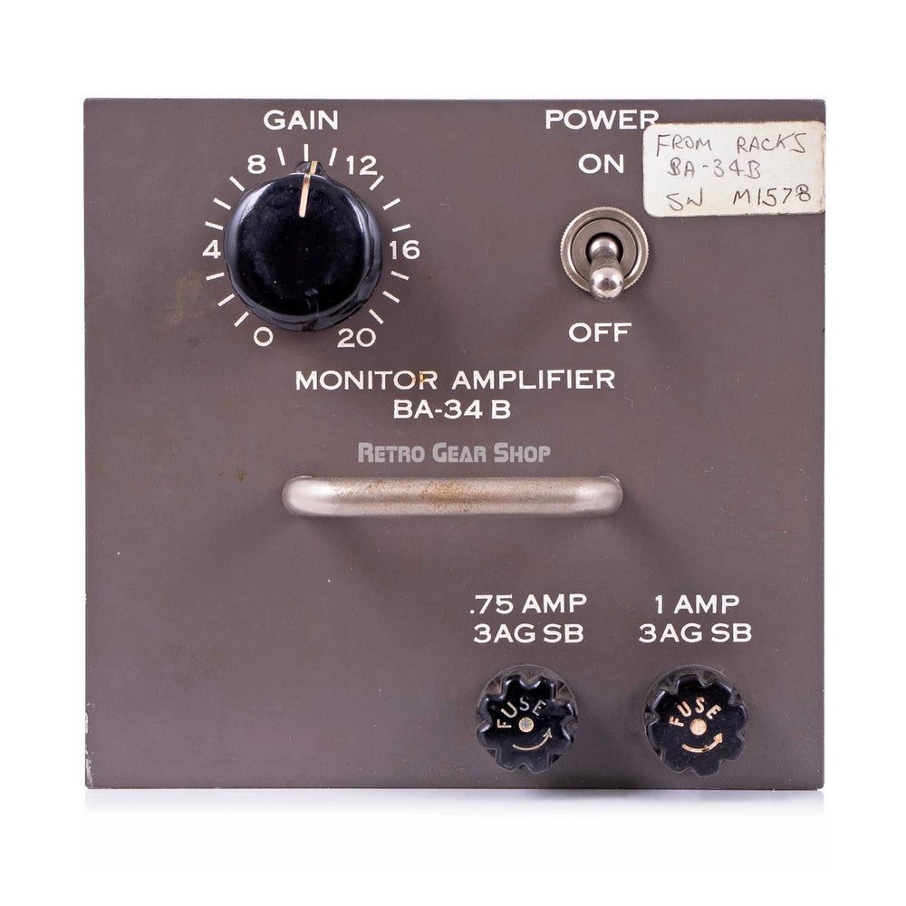 RCA BA-34B Monitor Amplifier Germanium