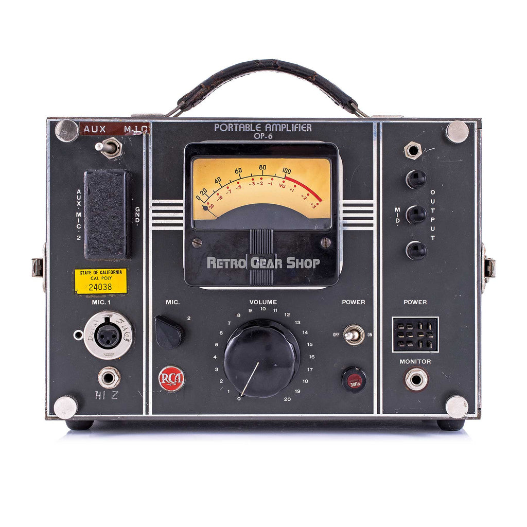 RCA OP-6 Portable Amplifier Microphone Preamp OP6 Vintage Rare