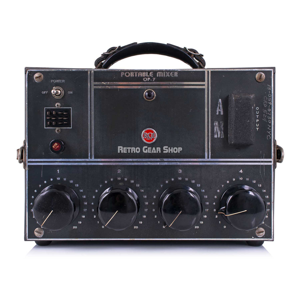 RCA OP-7 CBS Portable Mixer Amplifier Channel Tube Amp