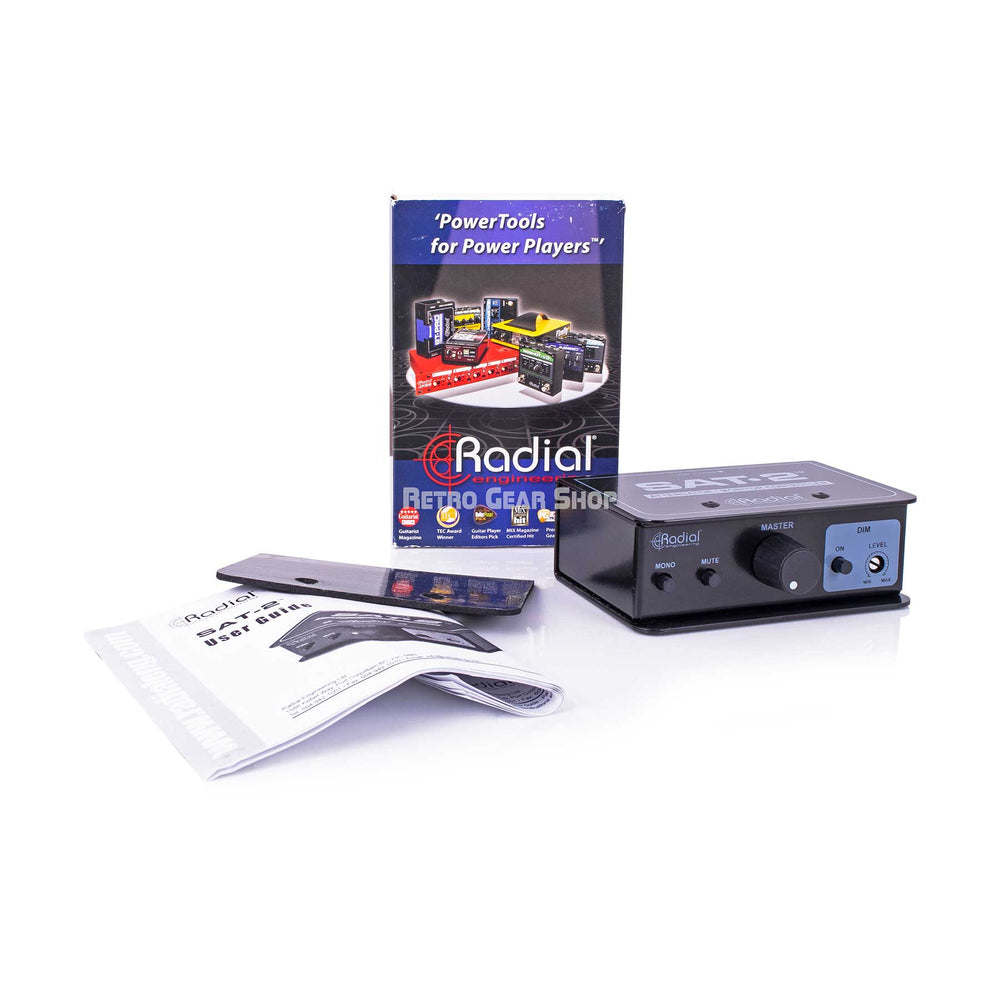 Radial Engineering SAT-2 Stereo Audio Attenuator & Monitor Controller
