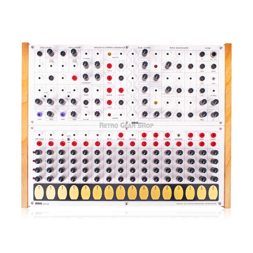 Random Source Serge Paperface 50 System Helios and TKB with Oak Modular Analog Synthesizer