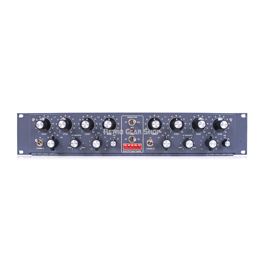 Retro Instruments 2A3 Dual Program Tube Equalizer EQ Used