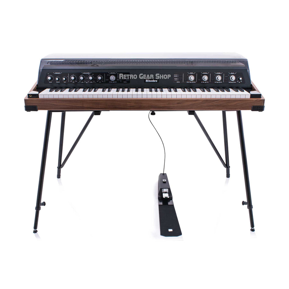 Rhodes MK8 Smoked Transparent Walnut Electric Piano Keyboard + Effects