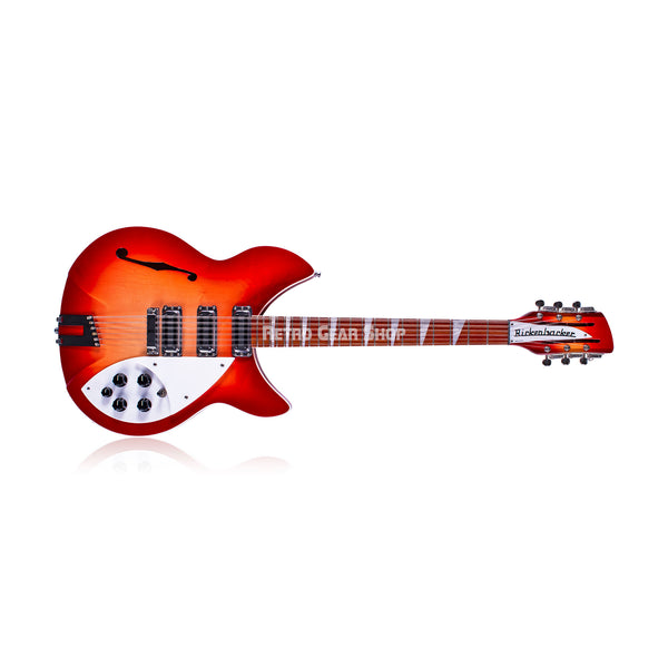 Rickenbacker 1993plus Fireglo 12-String Semi Hollowbody Electric Guitar + Hardshell Case
