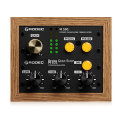 Rodec Bunk 01 Bamboo / Jet Black Dual Discrete Phono / Line Preamp and EQ