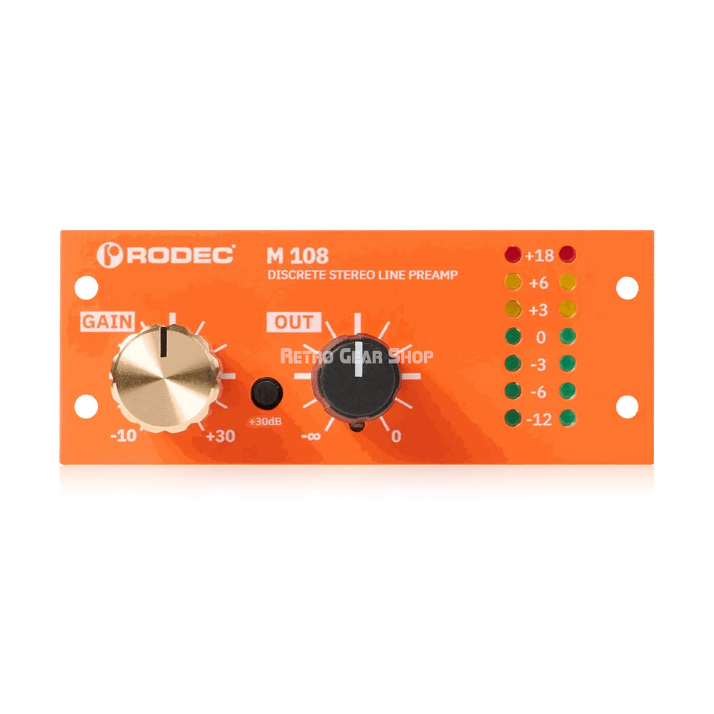 Rodec M-108 Line Pre Stereo Line Preamplifier 100 Series Module