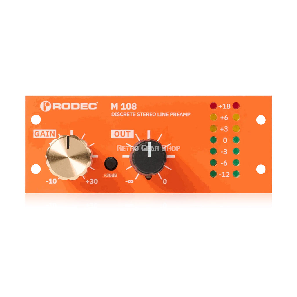 Rodec M-108 Line Pre Stereo Line Preamplifier 100 Series Module