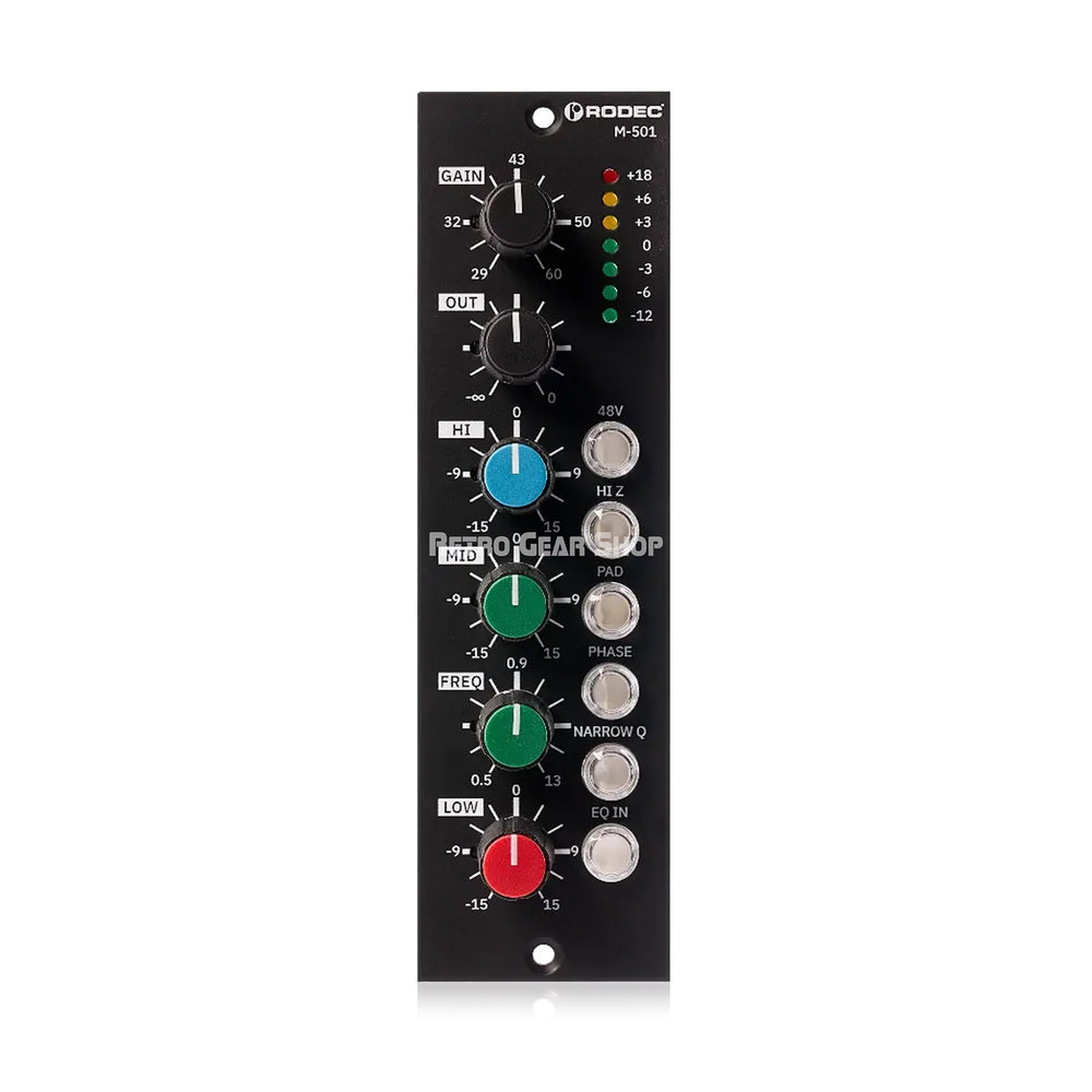 Rodec M-501 500 Series Mic / Line Preamp EQ