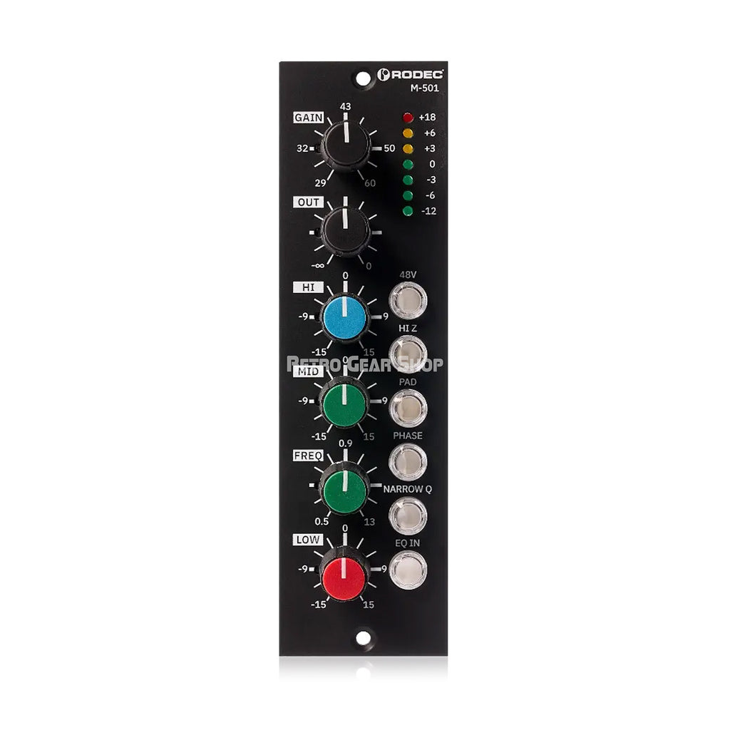 Rodec M-501 500 Series Mic / Line Preamp EQ