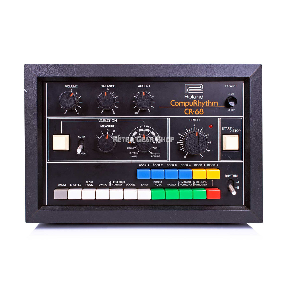 Roland CR-68 CompuRhythm Vintage Analog Drum Machine Synthesizer CR68