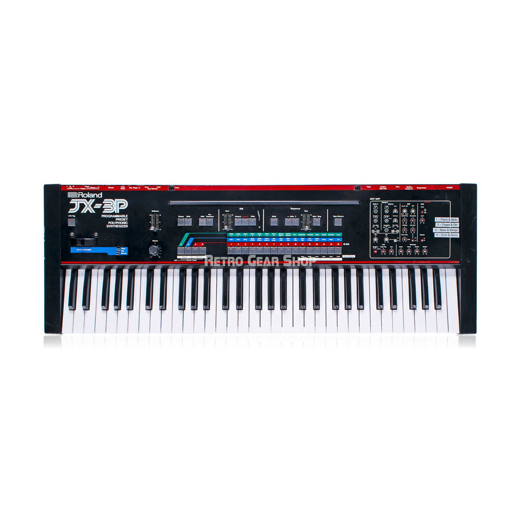 Roland JX-3P 61-Key Programmable Preset Polyphonic Synthesizer + PG-200 Programmer