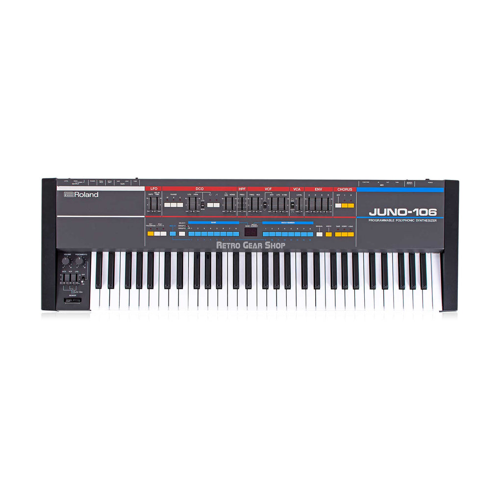 Roland Juno-106 Keyboard Synthesizer Analog Polysynth Juno106 Vintage Rare