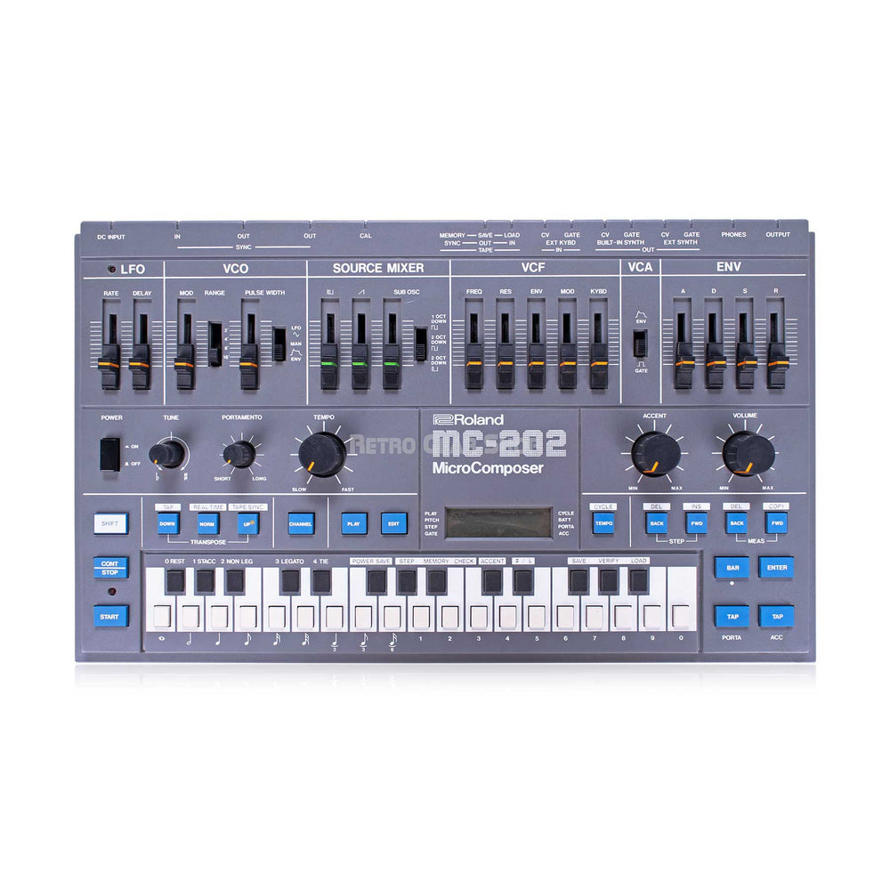 Roland MC-202 MicroComposer Vintage Analog Synthesizer Sequencer MC202