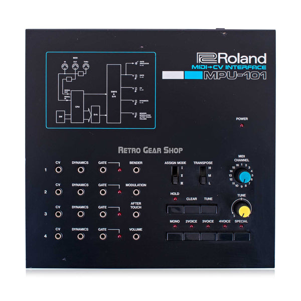Roland MPU-101 Four Channel Midi-CV Interface for Vintage Analog Synthesizers