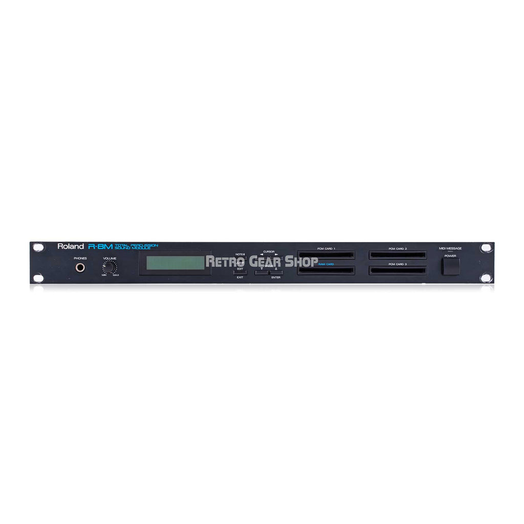 Roland R8M Total Percussion Sound Module + 10 Cards