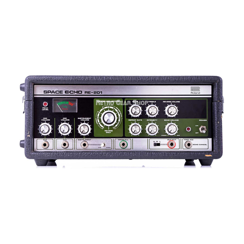 Roland RE-201 Space Echo Tape Delay Reverb Black Vintage Rare