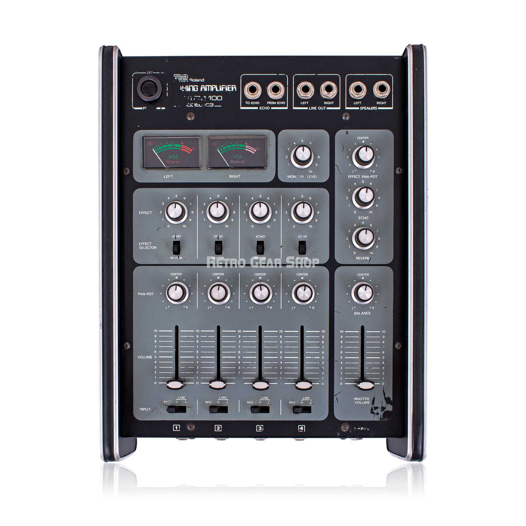 希少 Roland MIXING AMPLIFIER VX-100 日本製 Roland System 100 Model 103 Mixing Amplifier Module Vintage