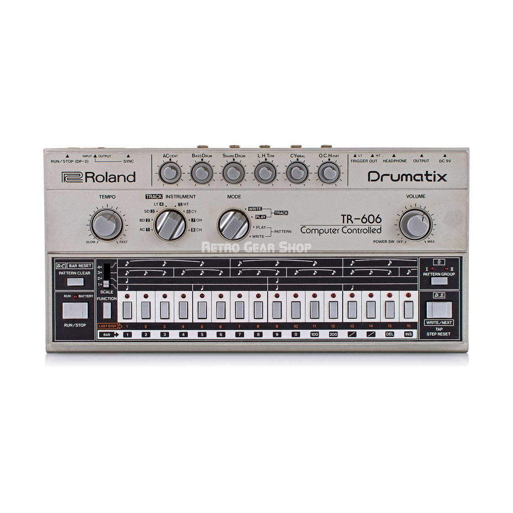 Roland TR-606 Drumatix Computer Controlled TR606 Rhythm Drum Machine Vintage Rare