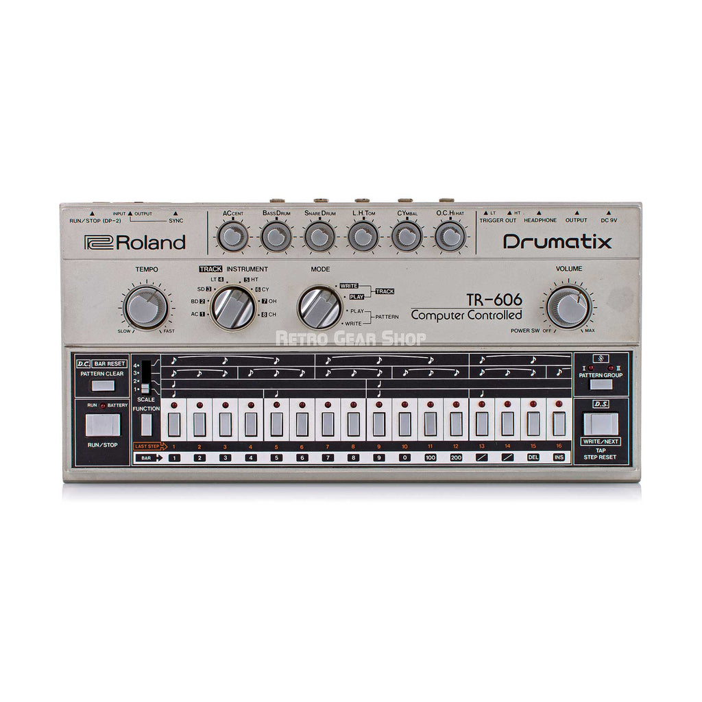 Roland TR-606 Computer Controlled Rhythm Drum Machine Vintage Rare