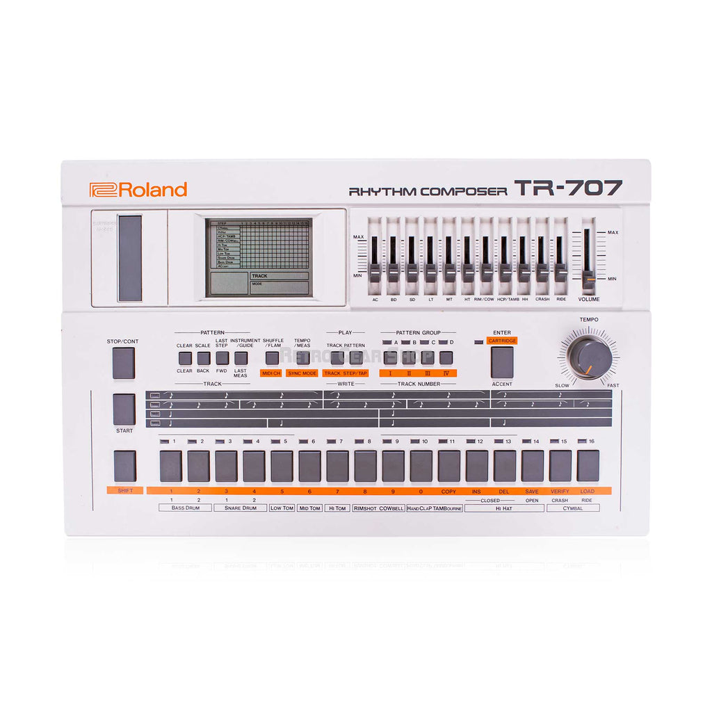 Roland TR-707 Rhythm Composer Drum Machine Vintage Analog Synthesizer