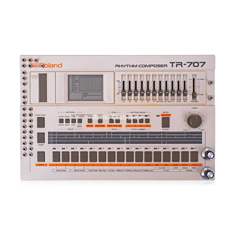 Roland TR-707 Rhythm Composer Drum Machine Vintage Soundgas Modded