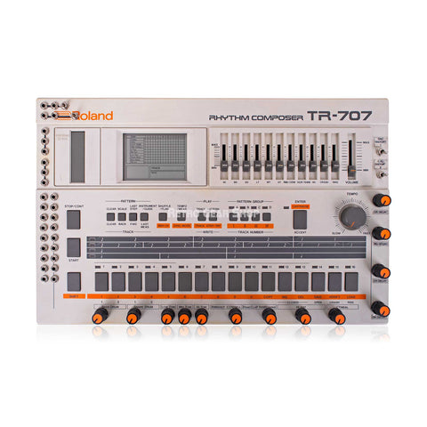 Roland TR-707 Rhythm Composer Drum Machine Vintage Extra Modded